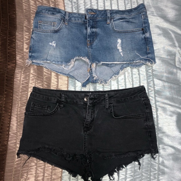Top shop jean shorts - low-rise - Picture 1 of 2